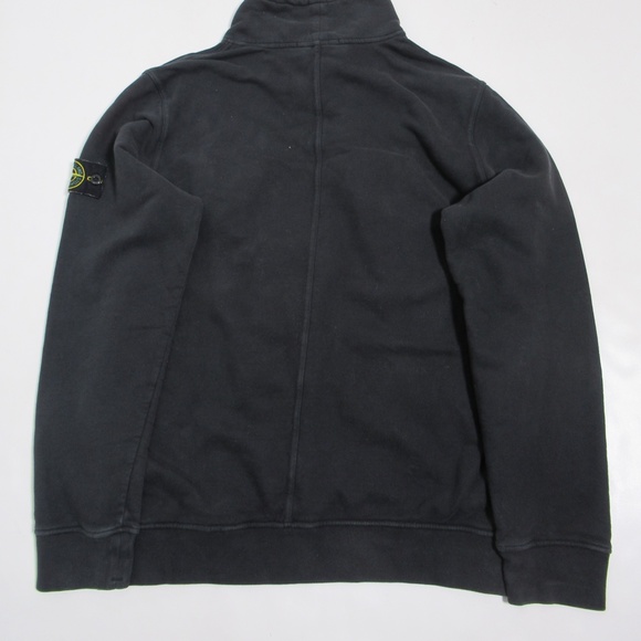 Stone Island Multi Detail Pocket Mock Neck Sweatshirt Black 751560519V0029 L - Picture 6 of 12